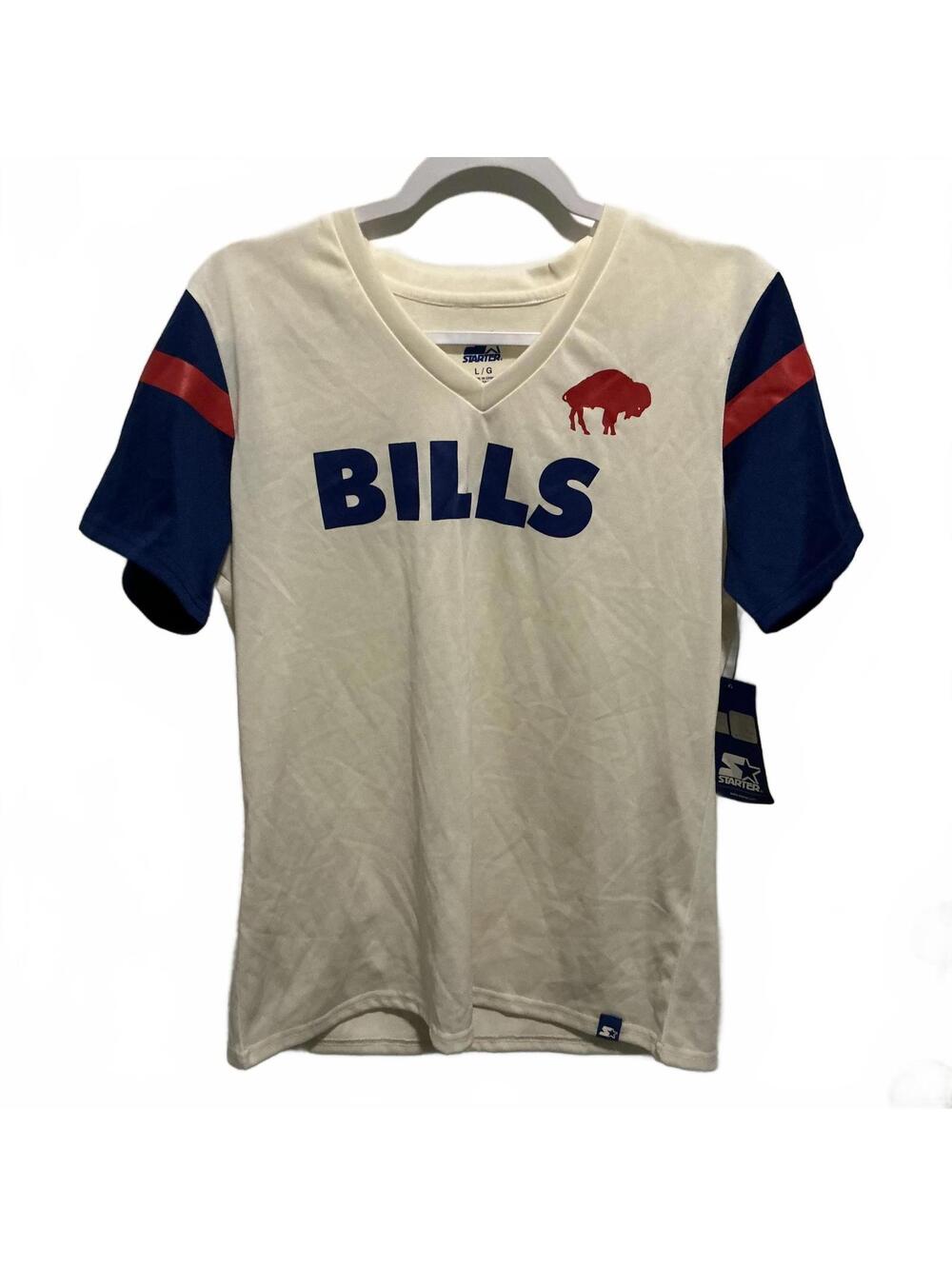 Starter Buffalo Bills NFL V-Neck WOMEN T-Shirt